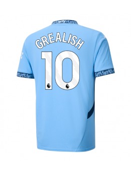 Moški Nogometna dresi replika Manchester City Jack Grealish #10 Domači 2024-25 Kratek rokav